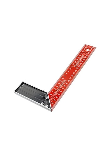 250 Mm Alüminyum Marangoz Gönye - Metal Gövde