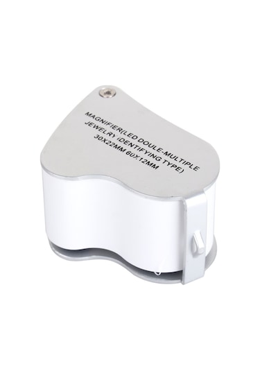 Bushman Led Işıklı Çift Göz 60X 30X Büyütme Büyüteç