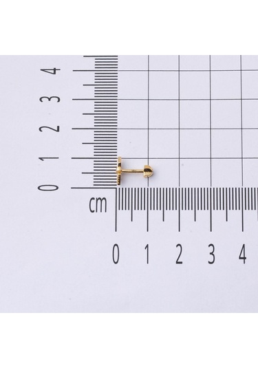Bilezikci Amazon 14 Ayar Altın Tragus Küpe Kphsy14k22482 Sarı