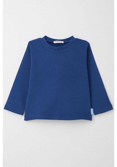 Breeze Erkek Çocuk Uzun Kollu Tişört Basic 1-4 Yaş, Koyu Mavi-koyu Mavi Koyu Mavi