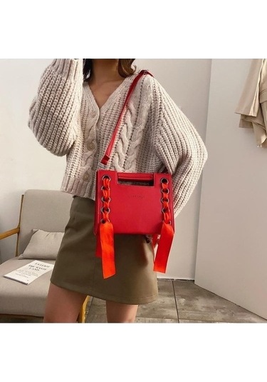 Tongxida Scıone Perçin Omuz Kadın Çanta, Siyah, Küçük Kare, Yeni Moda Tüm Askılı Maç Kg Bosphorus Siyah