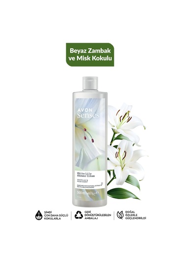 Beyaz Zambak Frambuaz Frenk Üzümü Mavi Kantaron Kokulu Duş Jeli Paketi Fresh