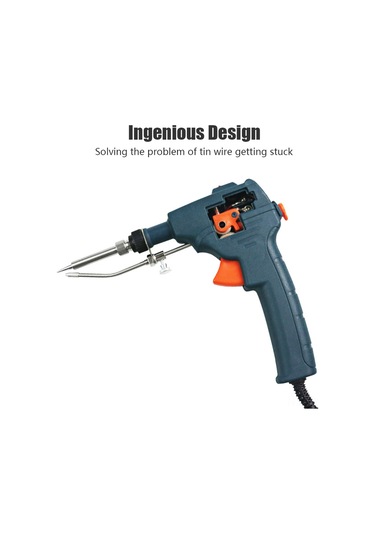 Kangvka 60w İç Isıtmalı El Tutulu Lehim Makinesi - 220v Avrupa Standartı - 0.8-2.0mm Tın Tel Uyumlu - Hızlı 2-4 Dakika Isınma - Yeşil Renk