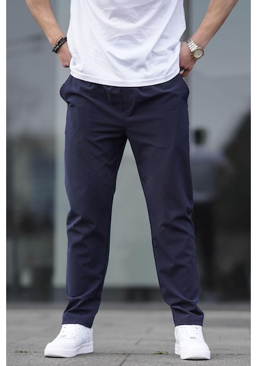 Madmext Lacivert Düz Paça Erkek Pantolon 6530-lacivert Lacivert