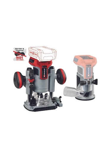 Einhell TP-RO 18 Set Li BL - Solo Kömürsüz Akülü Dik & Kenar Freze Set - 4350410