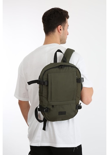 Bagslap Haki Su Geçirmez Kumaş Sırt Çantası 1028