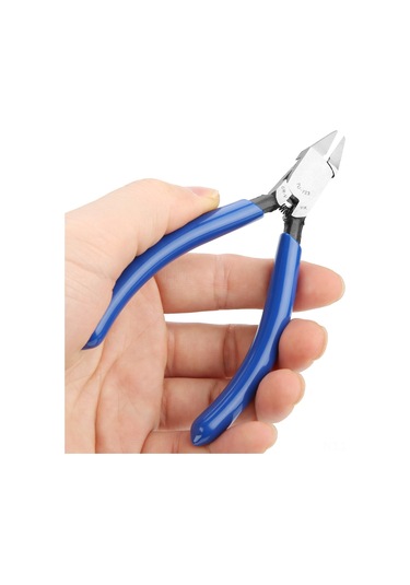 Tenfowee 10 Cm Krom Vanadyum Çelik Kablo Kesici, Ergonomik Plastik Kollü, Dayanıklı Bıçaklı, Elektronik Tamiri Ve Kuruşçuluk İçin Uygun