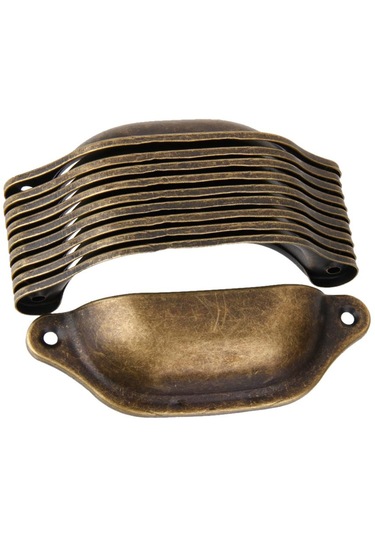 Suntek 10 Adet Antik Pirinç Kapı Dolap Topuzu Dolap Çekmece