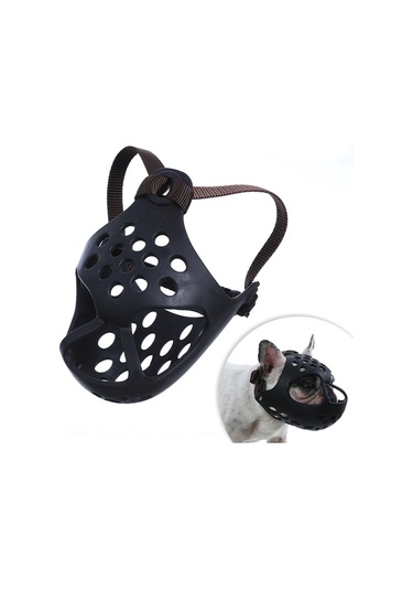 Xindoker Köpek Ağızlığı - Isırma Önleyici, Yumuşak Tpu Malzeme, Nefes Alabilir Tasarım, Siyah Renk S Boy