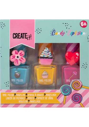 Create It Oje Ve Yüzük Seti - Cupcake - Candy Explosion