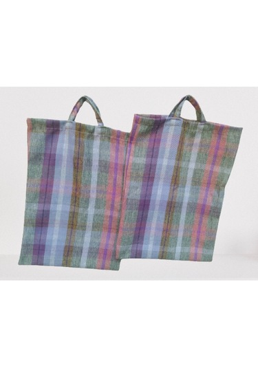 Bengi Pazar Çantası 2 Adet Döşemelik Kumaş Desenli 30 Kg Taşıma (501132518)