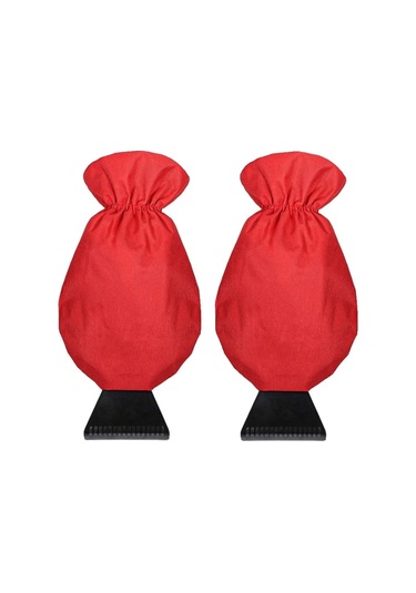 Sones Araç Buz Ve Kar Kazıyıcı Eldiveni 2 Adet Kırmızı