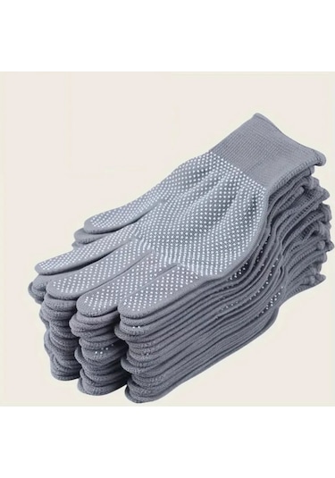 10 Adet 5 Çift Desenli Naylon Eldivenler Dış Mekan Bisiklet Sürüşü, Kampçılık, Balık Tutma İçin Uygun