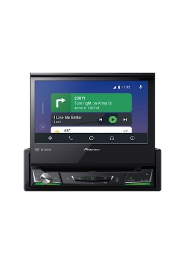 Pioneer Avh Z7250Bt Indash Carplay Multimedya