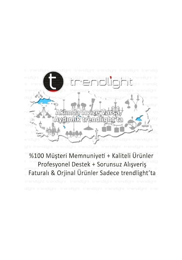 Trendylight Berfin Sarı Renkli Tekli Avize