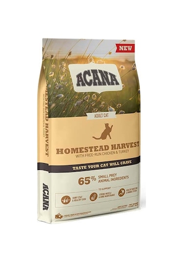 Acana Homestead Harvest Tavuk ve Hindili Yetişkin Kedi Maması 4500 G