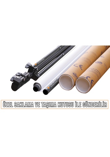 En180cm Boy105cm Projeksiyon Perdesi Tripodlu-ayaklı Taşınabilir