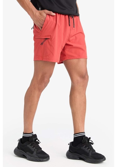 DeFactoFit Baskılı Esnek Dokulu Kısa Boy Sporcu Deniz Şortu C5138AX25HSBR91