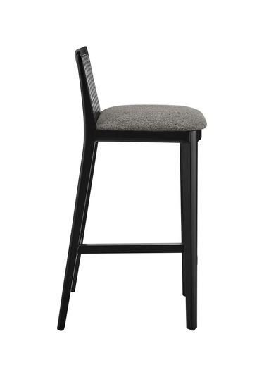 Martha Hazeranlı Bar Sandalyesi Siyah