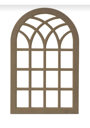 Ahşap Mdf Boyanabilir Dekoratif Duvar Aynası