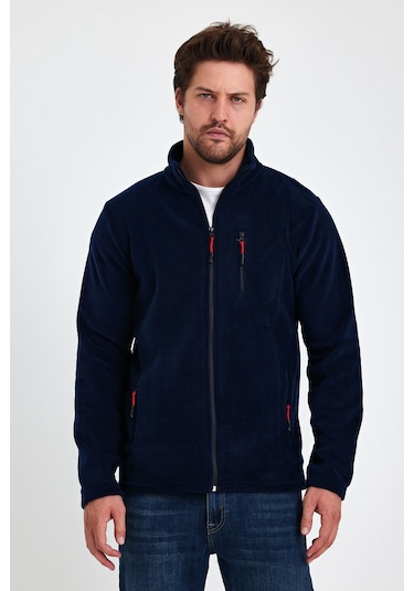 Monox Erkek Outdoor Fermuarlı Polar Ceket 001 Lacivert