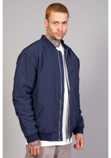 Lacivert Regular Fit /krinkıl Kumaş İçi Kapitone Pilot Erkek ... Lacivert