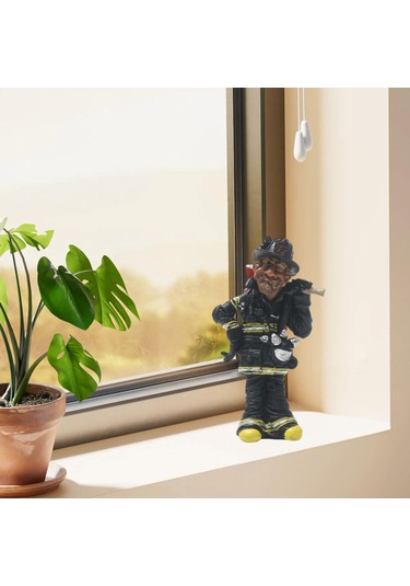 Suntek İtfaiyeci Heykeli Yapay Reçine Süsleme İç Mekan 10x17 Cm
