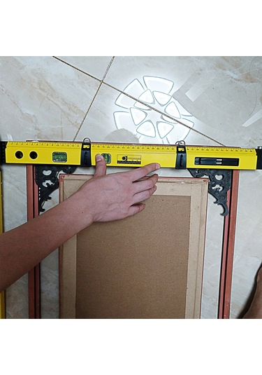 Sones 0-270 Derece Çok Fonksiyonlu Çizgi Ölçer Ağaç İşleme Çizici Pusula Eğim Ölçüm Açı Ölçer