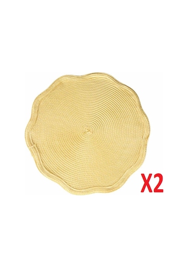 Porland Priya Sarı Amerikan Servis 38cm 2'li 04sty007367 Sarı