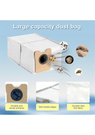 Synodicmonth Eufy Omni C20 Elektrikli Süpürge Aksesuar Seti Yedek Parçaları Ana Yan Fırçalar Hepa Filtreler Paspas Torbaları