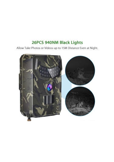 Tenfowee Pr-100 Kamuflaj Yeşili Gece Görüşlü 1200mp 1080p Hd Suya Dayanıklı Vga Av Kamerası, Aa Pil İle Çalışır Çok Renkli Tenfowee Pr-100 Kamuflaj Yeşili Gece Görüşlü 1200mp 1080p Hd Suya Dayanıklı Vga Av Kamerası, Aa Pil İle Çalışır Çok Renkli