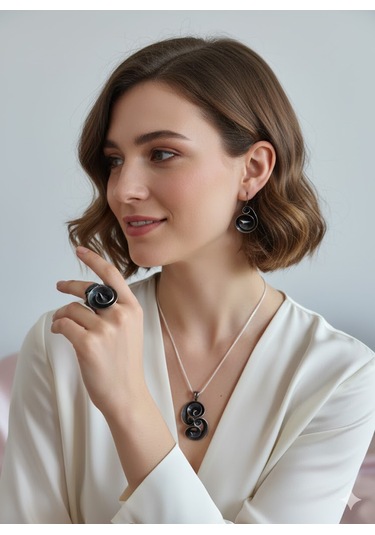 Gümüş Sarmarlı Set Gümüş