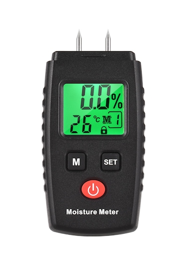 Lepmerk Mini Dijital Ahşap Nem Ölçer, Yakacak Odun İçin Nem