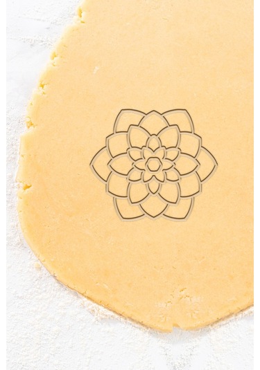 Mandala6 Kurabiye Kalıbı, Hamur Şekillendirici Beyaz