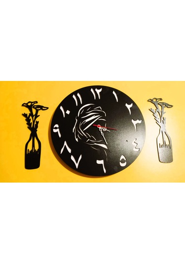 Said Nursi Ahşap Saat 3 Lü Set Çok Renki