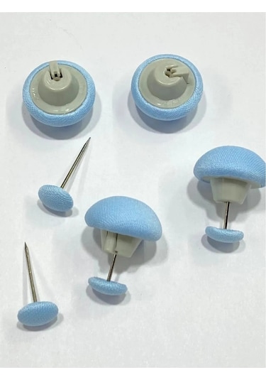 Yorgan Kılıfı Ve Çarşaf Tutucu Sabitleyici Yastık Nevresim Sabitleyici İğne/ 4 Lü Set - Mavi