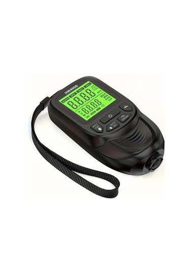 Honeybeeshop Hw400s Siyah Dijital Kaplama Kalınlık Ölçer Çift Fe Nfe Probeler 0 2000µm Led Ekran Abs