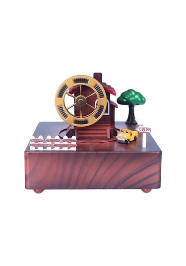 Buffer Şehir Etrafında Dönen Uçak Müzik Kutusu