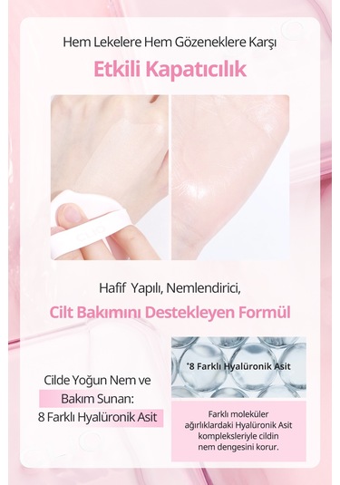 Hyalüronik Asit İçerikli Clıo Kill Cover Mesh Glow Essential Cushion Set 23n Ginger Spf50+ Pa++++ 23n Ginger