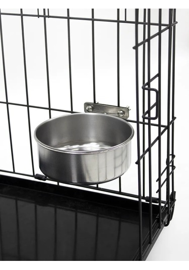 Wikilab Hayvanlar İçin Kafes Desenli Askılı Mama Kabı 357091517