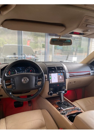 Volkswagen Touareg 2003-09 9" Uyumlu Androıd Multimedya Gerçek 2/32 Kablosuz Carplay Geri Görüş Kameralı 9"
