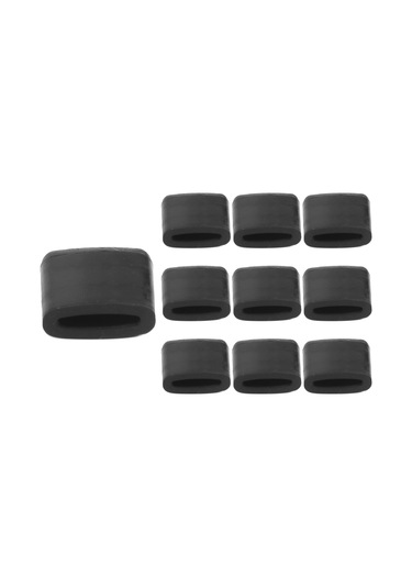 Hava Fritöz Kauçuk Tamponları Hava Fritöz Izgara Tavası İçin Güç Kapaklarına Uygun Siyah