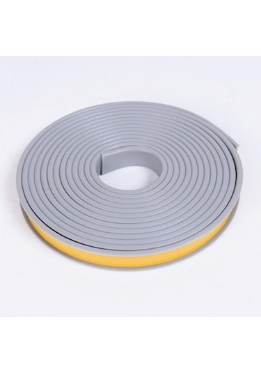 Gri Tutkal Kendinden Yapışkanlı Yumuşak U Şekilli Boş Tutma Kenar Bantlama Trimli Dolap 22mm