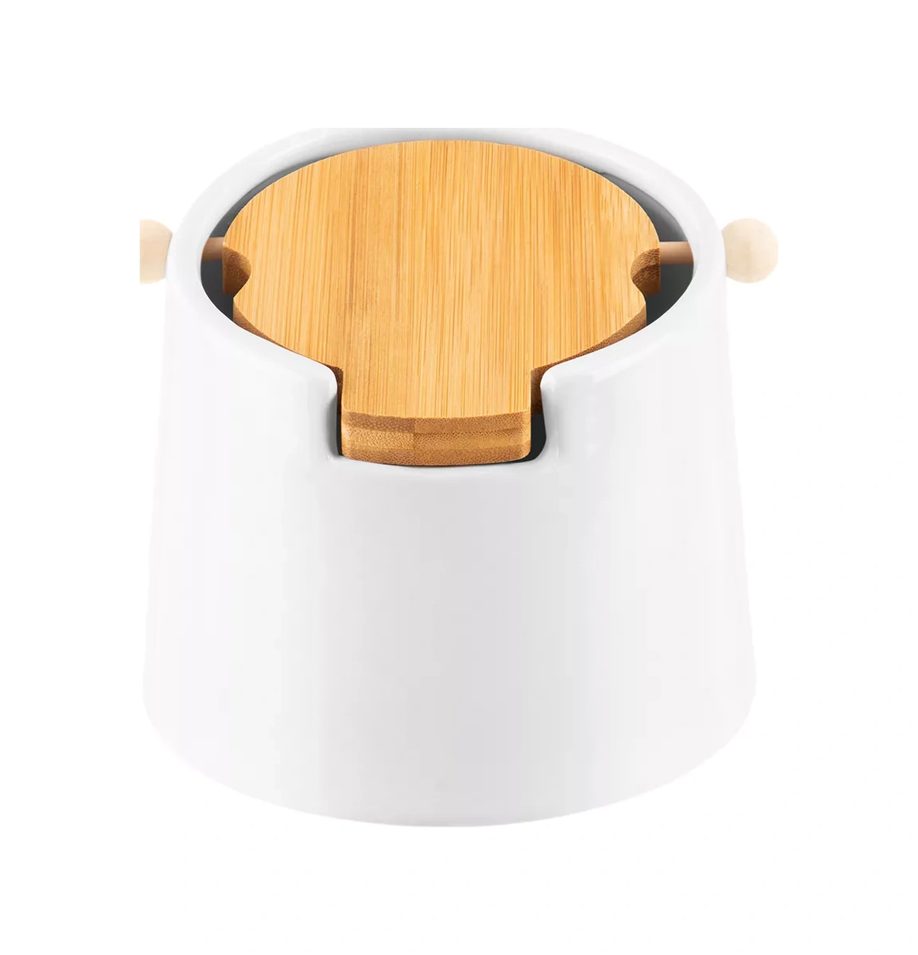 Elan Gallery Şaplak Kap İle Tahıl Saklama Kabı, 700 Ml 212092119 Beyaz