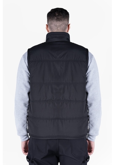 Polarlı Elyaf Takviyeli İş Yeleği Siyah