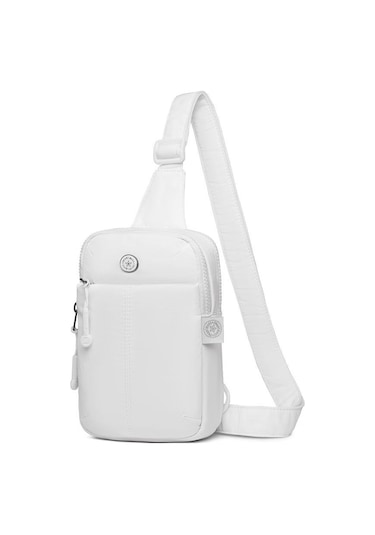 Smart Bags Mikro Poly Kumaş Kadın Bodybag Postacı Çantası 3337 Beyaz