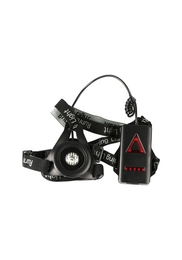 Sones Beyaz Işıklı Fener Açık Spor Koşu Işığı, Led Gece Çalışan El Feneri Uyarı Işıkları Usb Şarj Göğüs Lambası Siyah