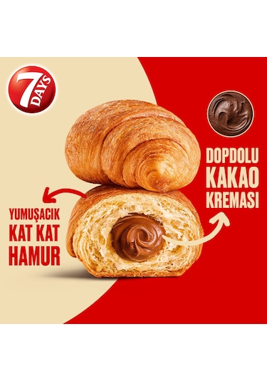 7 Days Kakao Kremalı Kruvasan 8 x 185 G