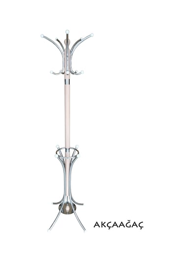Tolunay Portmanto Ayaklı Askılık - Bambu Model