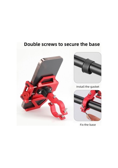 Springsun Bisiklet Ve Motosiklet İçin Alüminyum Telefon Tutucu - Sağlam Ve Ayarlanabilir Diğer